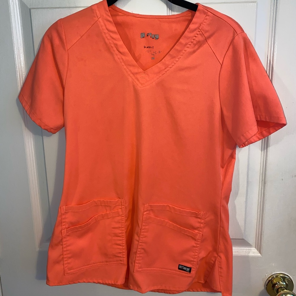 Greys Anatomy Peach Scrub Top